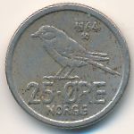 Норвегия, 25 эре (1960–1973 г.)