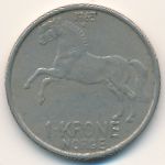 Норвегия, 1 крона (1963 г.)
