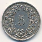 Швейцария, 5 раппенов (1934 г.)