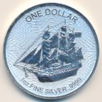 Cook Islands, 1 dollar, 2017