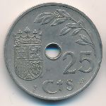 Испания, 25 сентимо (1937 г.)