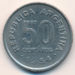 Аргентина, 50 сентаво (1954 г.)
