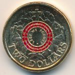 Австралия, 2 доллара (2015 г.)