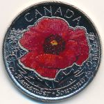 Canada, 25 cents, 2015