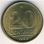 Brazil, 20 centavos, 1948–1956