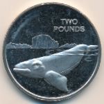 British Antarctic Territory, 2 pounds, 2017