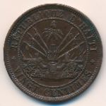 Haiti, 20 centimes, 1863