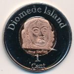 Diomede Islands., 1 cent, 2015