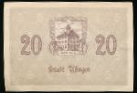 Узинген., 20 марок (1918 г.)