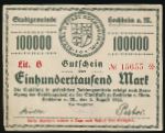 Хоххайм-ам-Майн., 100000 марок (1923 г.)