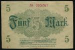 Плауэн., 5 марок (1918 г.)