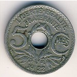 Франция, 5 сентим (1920–1938 г.)
