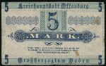 Оффенбург., 5 марок (1919 г.)
