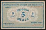 Дрезден., 5 марок (1919 г.)