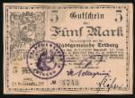 Триберг-им-Шварцвальд., 5 марок (1918 г.)