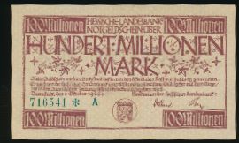 Дармштадт., 100000000 марок (1923 г.)