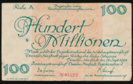 Дрезден., 100000000 марок (1923 г.)
