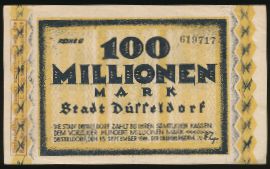 Дюссельдорф., 100000000 марок (1923 г.)