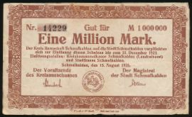 Шмалькальден., 1000000 марок (1923 г.)