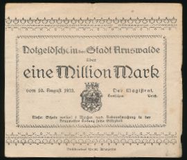 Хощно., 1000000 марок (1923 г.)
