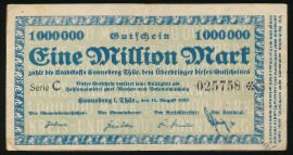 Зоннеберг., 1000000 марок (1923 г.)