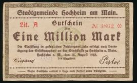 Хоххайм-ам-Майн., 1000000 марок (1923 г.)