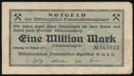 Лейпциг., 1000000 марок (1923 г.)