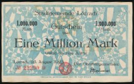 Лёррах., 1000000 марок (1923 г.)