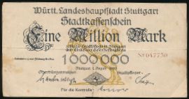 Штутгарт., 1000000 марок (1923 г.)