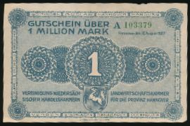 Ганновер., 1000000 марок (1923 г.)