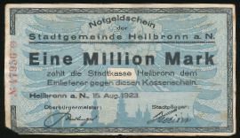 Хайльбронн., 1000000 марок (1923 г.)