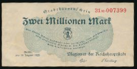 Берлин., 2000000 марок (1923 г.)