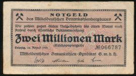 Лейпциг., 2000000 марок (1923 г.)