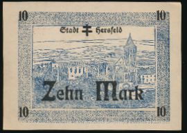Херсфельд., 10 марок (1918 г.)