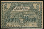 Фуртванген в Шварцвальде., 2 марки (1918 г.)