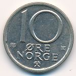 Norway, 10 ore, 1978