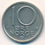 Norway, 10 ore, 1981