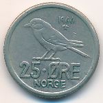 Норвегия, 25 эре (1966 г.)
