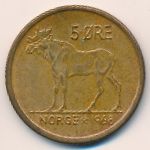 Норвегия, 5 эре (1968 г.)