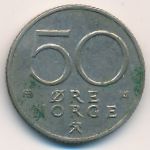 Норвегия, 50 эре (1980 г.)
