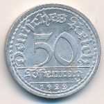 Веймарская республика, 50 пфеннигов (1922 г.)