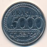 Бразилия, 5000 крузейро (1992 г.)