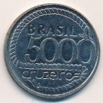 Бразилия, 5000 крузейро (1992 г.)
