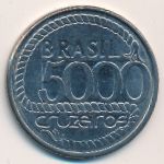 Бразилия, 5000 крузейро (1992 г.)