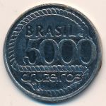 Бразилия, 5000 крузейро (1992 г.)