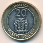 Ямайка, 20 долларов (2001 г.)