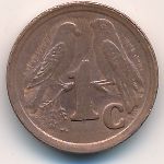 South Africa, 1 cent, 1993