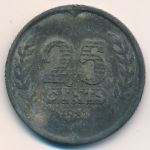 Нидерланды, 25 центов (1941 г.)