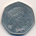 Маврикий, 10 рупий (2000 г.)