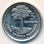 Guatemala, 5 centavos, 1992